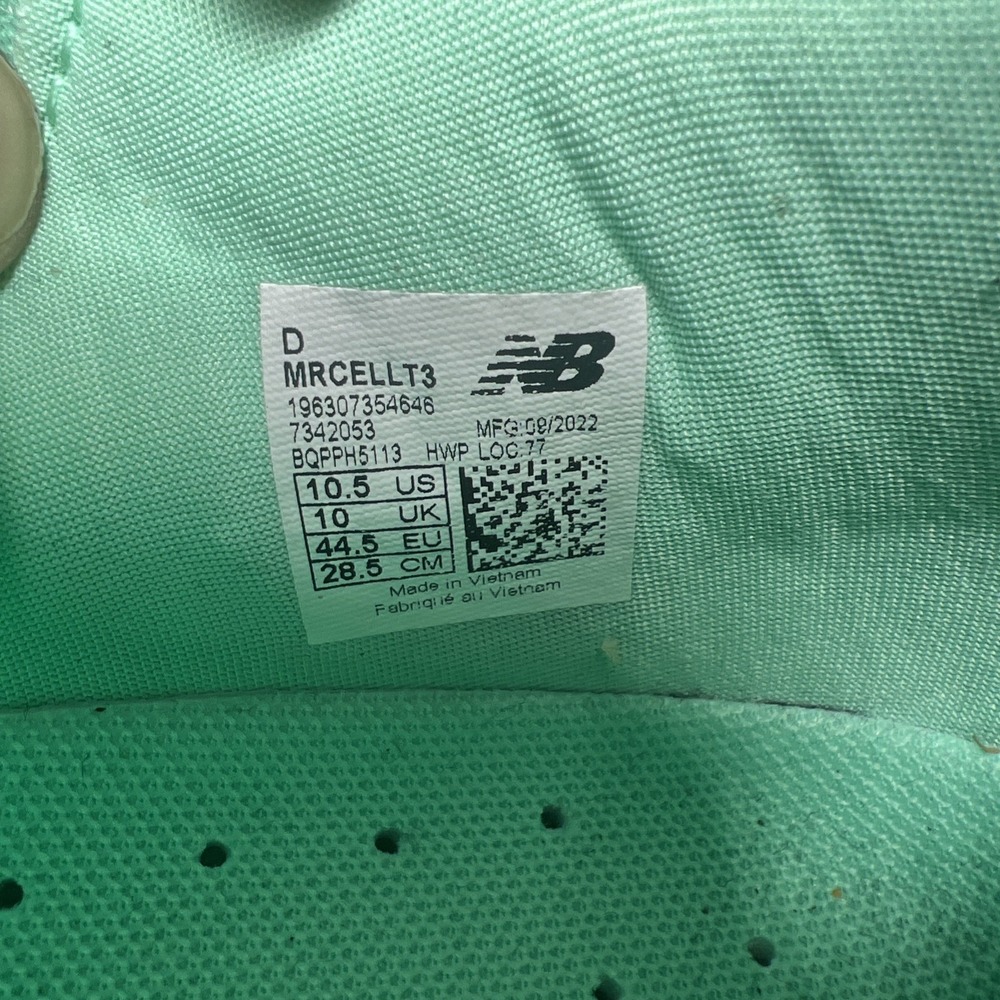 New Balance FuelCell SuperComp Elite v3 Bright Mint Pixel Green Sz 10.5 WRCELLT3 - Picture 9 of 10